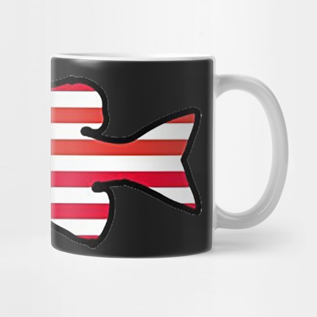 Bass Fishing - American Flag by  The best hard hat stickers 